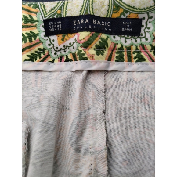 2/$40 All Pants - Zara Women's Trendy Patterned Ankle Pant - Picture 5 of 8